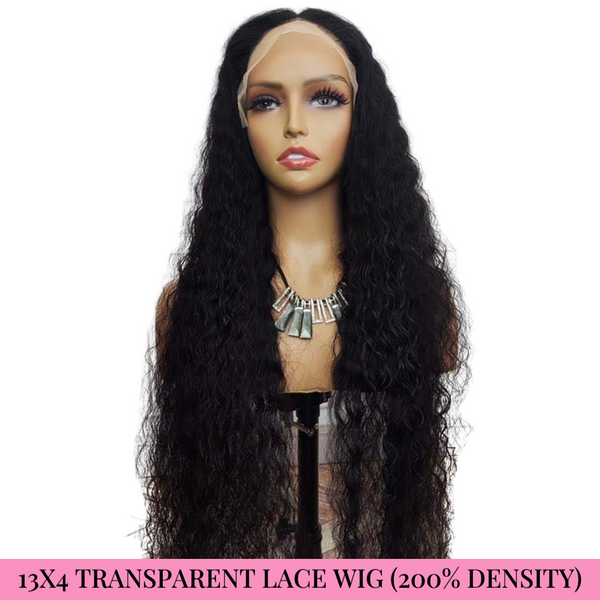 13x4 Transparent Lace Wig Frontal (200% Density)